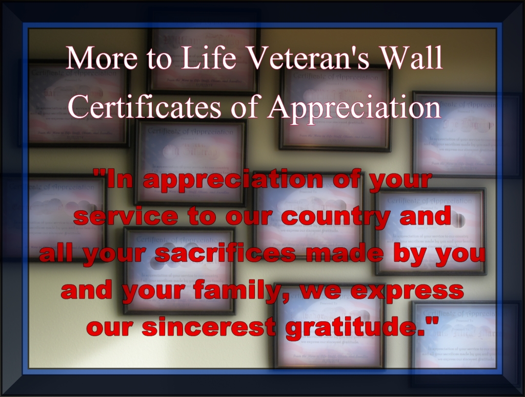 Veteran's Appreciation Wall